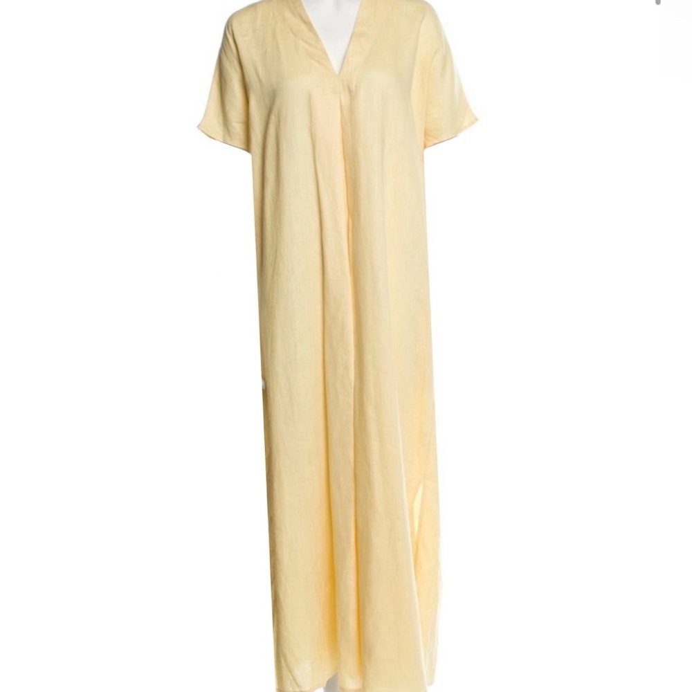 Elegant Yellow Maxi Dress